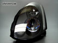 03-05 INFINITI CV35 G35 Coupe (Skyline) — Clear LED Headlight (Matte-Black Finish) 