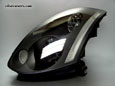 03-05 INFINITI CV35 G35 Coupe (Skyline) — Clear LED Headlight (Matte-Black Finish)