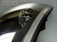 03-05 INFINITI CV35 G35 Coupe (Skyline) — Clear LED Headlight (Matte-Black Finish)