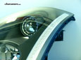 LED Headlight - Matte-Black Finish