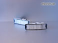 89-90 NISSAN S13 240SX (200SX / 180SX / Silvia) &mdash; Zenki LED Front Position / Turn Signal Combination Lights (Clear Version)