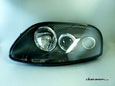 97-98 Toyota A80 Supra &mdash; US-spec Super LED Headlight (Matte-Black)