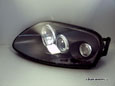 97-98 Toyota A80 Supra &mdash; US-spec Super LED Headlight (Matte-Black)